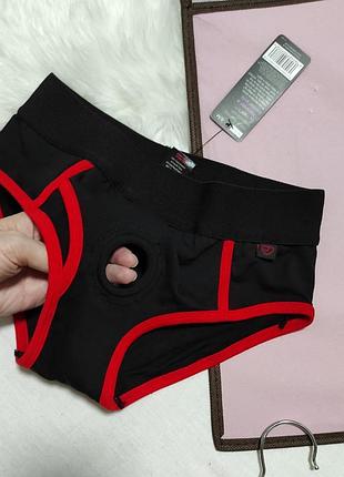 Мужские пикантные трусы с отверстием анатомические трусики / слипы на широкой резинке