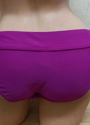 Уценка self купальник женский раздельный фиолетовый с серебристым6 фото