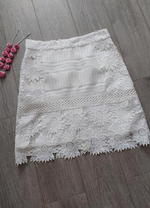 Белая юбка