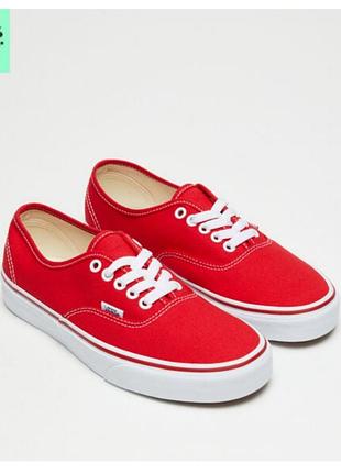Кеди vans червоні