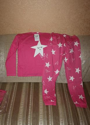 Нова котонова піжама дівчинці 13-14 років від від  lc waikiki4 фото