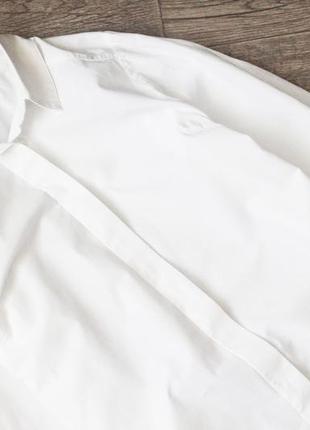 Белая хлопковая рубашка платья от asos4 фото