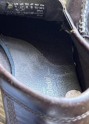 Кожаные туфли лоферы timeberland оригинальные коричневые,6 фото