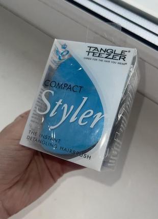 Tangle teezer гребінець щітка для волосся блакитна styler2 фото