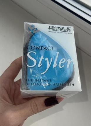 Tangle teezer гребінець щітка для волосся блакитна styler3 фото