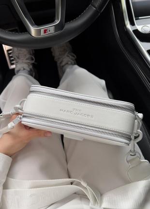 Жіноча сумка marc jacobs logo mj марк джейкобс маленька сумка на плече легка сумка з екошкіри3 фото