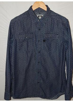 Сорочка з довгим рукавом і стільниковим візерунком landoh shirt g star raw