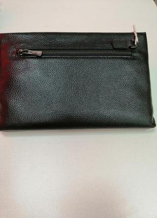 Чоловіча шкіряна сумка клатч2 фото