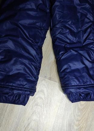 Зимовий напівкомбінезон, теплий водонепроникний комбінезон, зимові тнплі водонепроникні штани на хлопчика 4-5 років2 фото