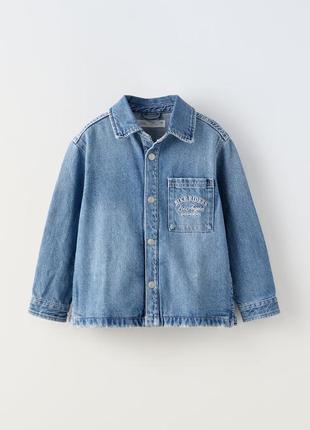 Джинсова сорочка zara