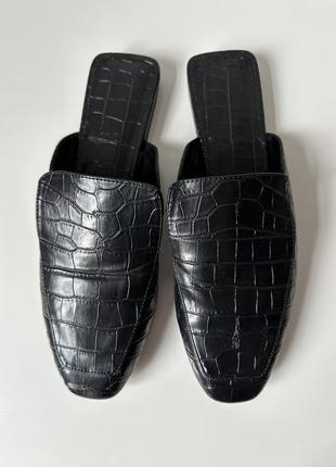 Мюли черные zara