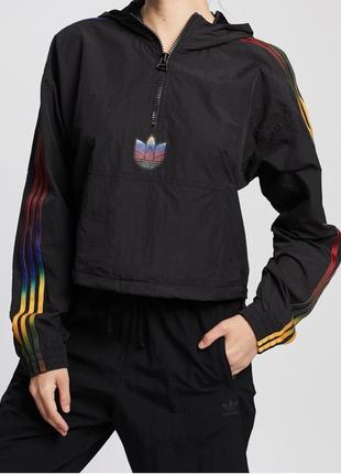 Adidas originals куртка чёрная