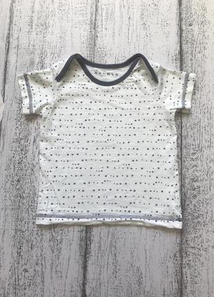 Крутая футболка в звёзды nutmeg 12-18мес