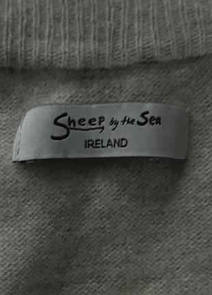 Вовняне / кашемірове пончо ірландія sheep in the sea6 фото