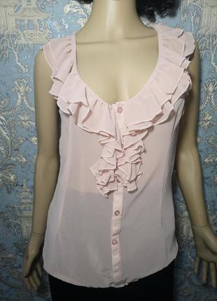 Rare италия шифоновая блуза р. s или 36