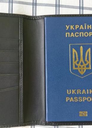 Ulysse nardin оригинальная кожаная обложка на паспорт портмоне5 фото