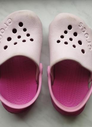 Розовые кроксы crocs две пары по цене одной7 фото