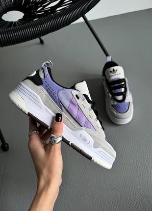 Adidas adi 2000 white violet10 фото