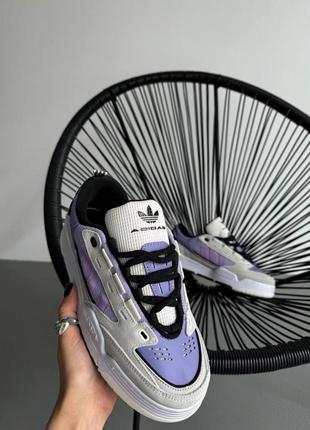 Adidas adi 2000 white violet5 фото