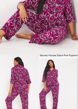 Вискозная пижама, большой размер1 фото