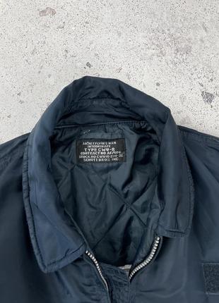 Schott type cwu-r flyer’s jacket мужская куртка бомбер оригинал3 фото