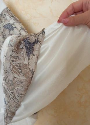 Красивая шифоновая юбка  на подкладке4 фото