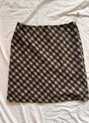 Теплая короткая юбка