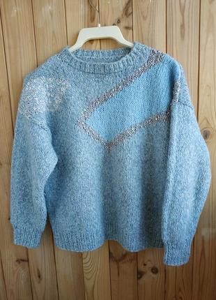 Теплий в'язаний светр