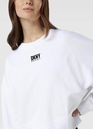 Свитшот dkny, оверсайз свитшот dkny, укороченный свитшот dkny6 фото