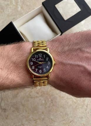 Годинник aoshiba, чоловічий наручний годинник, золотий наручний годинник8 фото