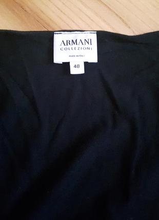 Дизайнерская блуза с жабо от armani collezioni! p.-40 итал4 фото