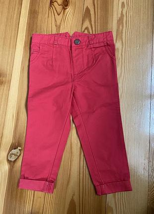 Mini club brows&arrows дитячі штани для дівчинки яскраво червоного кольору