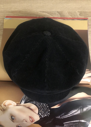 Италия, натуральный вельвет женская кепка восьмиклинка fiorucci, идеальное состояние, 54-57 см10 фото