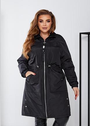 Куртка демисезонная на кулиске 52-66 р-р