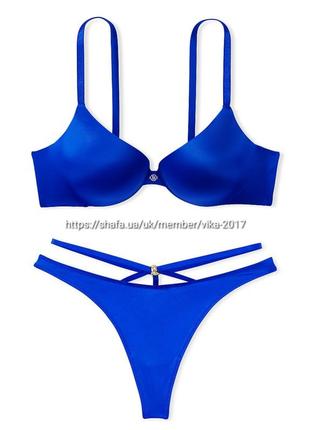 Копмплект білизни вікторія сікрет victorias secret пуш-ап