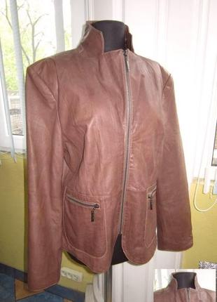 Лёгкая женская кожаная куртка fabiani. германия. лот 928