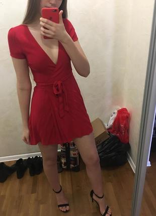 Стильное платье с запахом forever21❤️3 фото