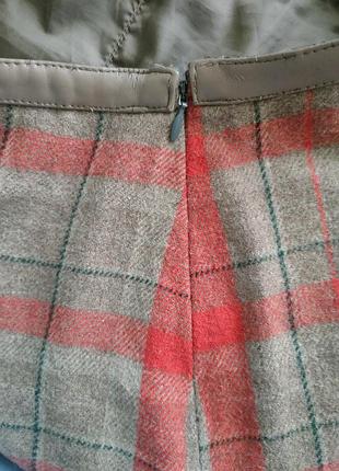 Спідниця в клітинку plus size 3
