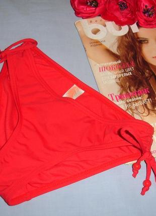 Низ от купальника раздельного трусики женские плавки размер 40 / 6 красные бикини