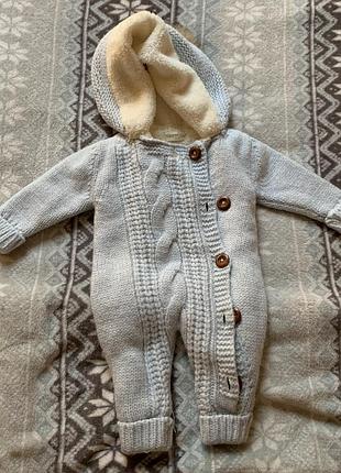 Человечек теплый боди мех