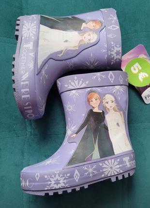 Новые резиновые сапоги frozen