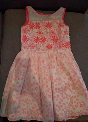 Платье с цветами