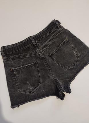 Стильні джинсові шорти з ремінцем4 фото