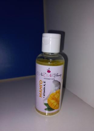 Кокосова олія для волосся та тіла 50мл олія манго вітаміни а,е1 фото