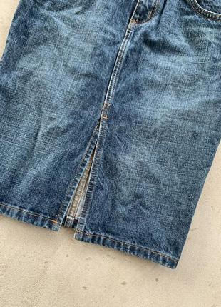 Винтажная джинсовая юбка5 фото