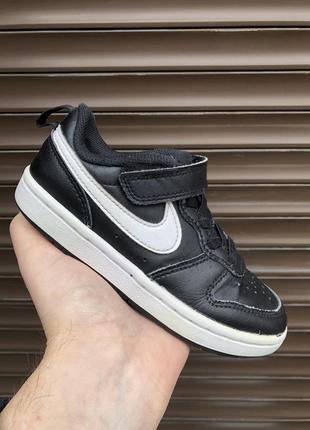 Nike court borough low 2 28,5р 17-18см кроссовки детские оригинал