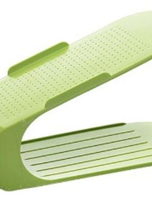 4 в 1 двойные подставки для обуви double shoe racks ly-500, органайзеры для обувы – комплект 4 шт