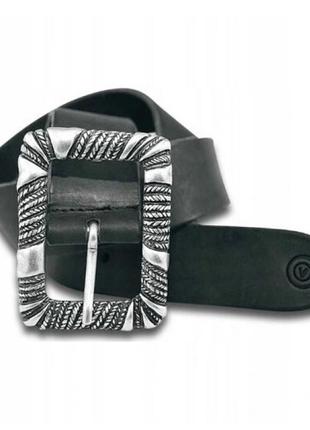 Ремень широкий черный из натуральной кожи виттоцци пояс🪢ремінь шкіряний vittozzi italy🇮🇹