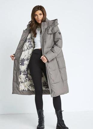 Классическое зимнее пальто lora duvetti4 фото