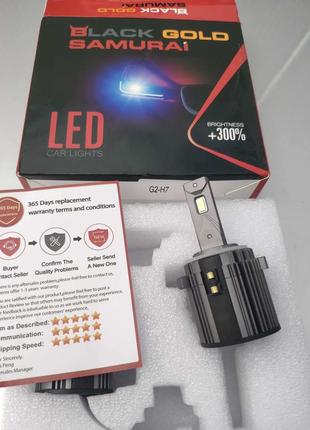 Led лампи h7 black samurai